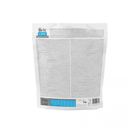 Корм сухий Brit Care Dog Grain-free Junior Large Breed для молодих собак великих порід беззерновий з лососем 1 кг | Зображення 5