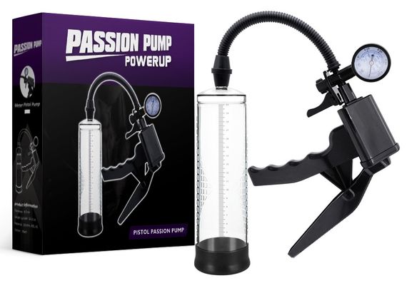 Вакуумна помпа з манометром CANWIN Passion Pump Powerup - P538 Sex Aura