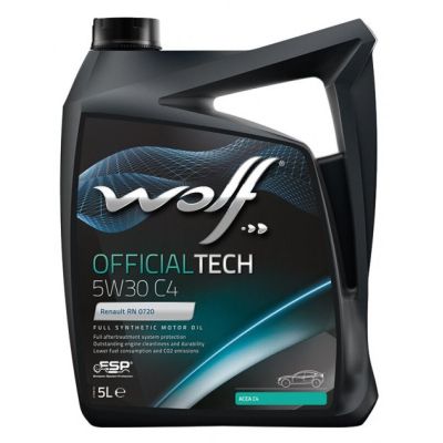 Моторное масло Wolf OFFICIALTECH 5W30 C4 5л (8308512)