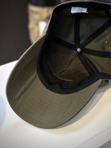 Тактична Бейсболка Олива 4.5.0,Глибока посадка + Сітка в середині Olive | Зображення 4