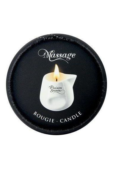 Массажная свеча Plaisirs Secrets Vanilla (80 мл) подарочная упаковка, керамический сосуд sexstyle | Зображення 1
