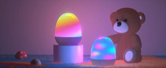 Настільний світильник розумний Govee H6057 RGBIC Night Light Білий (H6057301) | Зображення 1