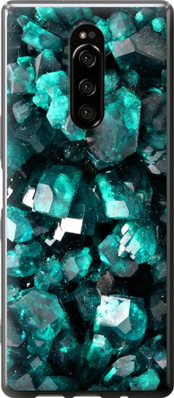 Чехол на Sony Xperia XZ4 Кристаллы 2 "3674u-1623-17620"
