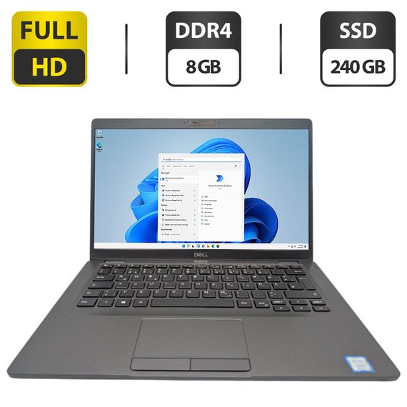 Ультрабук Dell Latitude 5400 / 14" (1920x1080) IPS / Intel Core i5-8365U (4 (8) ядра по 1.6 - 4.1 GHz) / 8 GB DDR4 / 240 GB SSD / Intel UHD Graphics / WebCam б/в