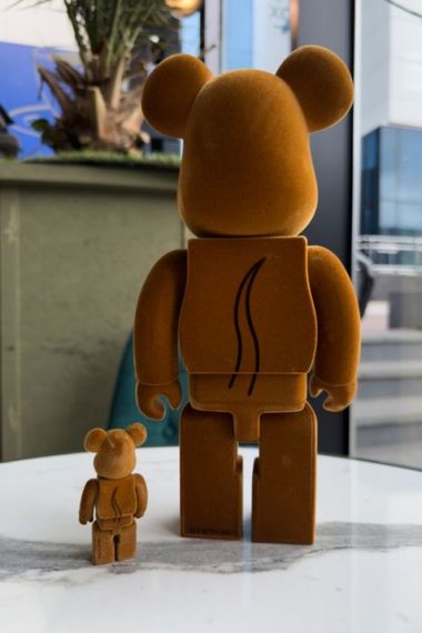 Bearbrick Tom and Jerry Jerry (Flocky) дизайнерська статуетка ведмідь Беарбрік 28 см mb021 коричнева | Зображення 3