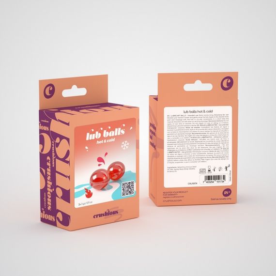 Вибухові збуджуючі кульки з ефектом холоду та тепла Balls lub Hot&cold | Зображення 1