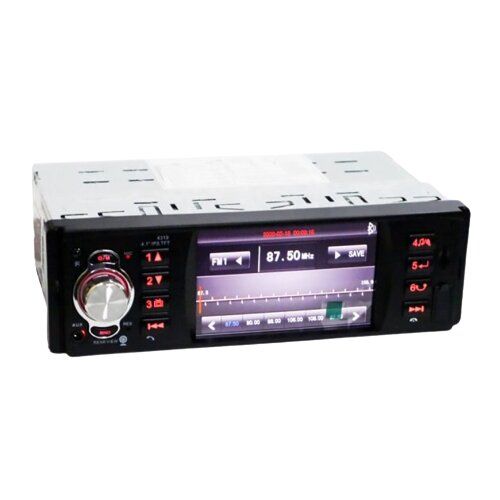 Автомагнитола 1DIN 4319 BT 4,1" Bluetooth черный (4319_912)