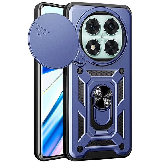 Чохол Ummi Camshield Serge Ring для Xiaomi Redmi Note 14 Pro 5G / Poco X7 Синій