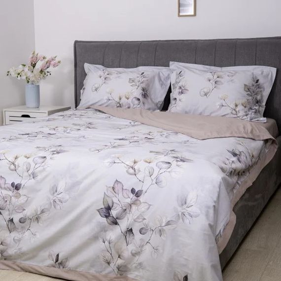 Постільна білизна євро Viluta Brushed Warm Cotton WC 06 220х200 см | Зображення 1