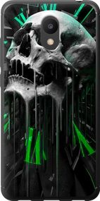 Чехол на Meizu M6 Череп-часы "4100u-1349-17620"