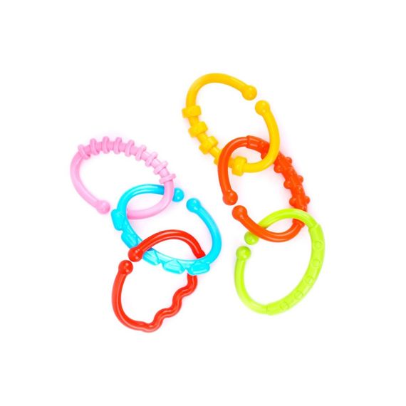 Дитячий прорізувач "Кільця" ТехноК 9147TXK 6 кілець | Зображення 1