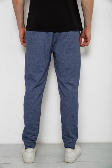 Спортивные штаны мужские на флисе, цвет джинс, 238R135 | Зображення 3