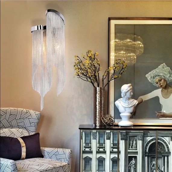 Бра настінна 27246 Хром 60х23х20 см. | Зображення 6