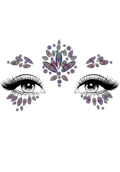 Стразы-украшения для лица Leg Avenue Verity face jewels sticker, наклейки