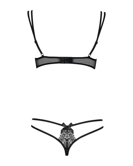 Комплект білизни - Obsessive Intensa Set Black S/M | Зображення 2