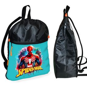 Рюкзак-мешок для школы Человек-паук "Spider-Man"детская сумка для обуви и спортивной одежды (01513)