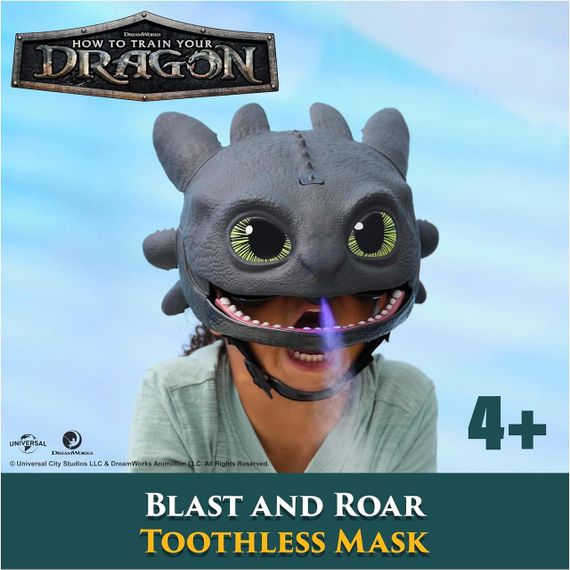 Іграшка інтерактивна Dreamworks Dragons Як приборкати дракона Маска Беззубик (SM66677/6072832) | Зображення 2