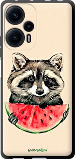 Чохол на Xiaomi Redmi Note 12 Turbo Єнотик з кавуном "4605b-3025-2448"