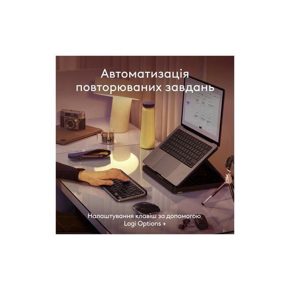Клавіатура Logitech MX Keys Mini для MAC Wireless UA Space Grey (920-012652) | Зображення 7