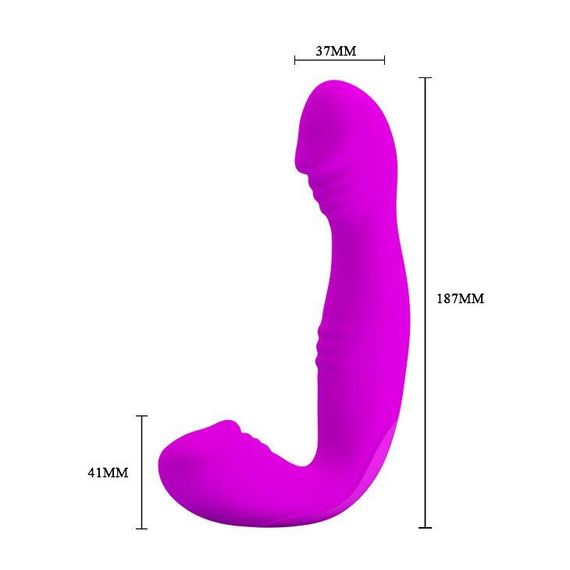 Безременной вибрострапон "ANGELO PURPLE" BI-014227 Sex Aura | Зображення 4