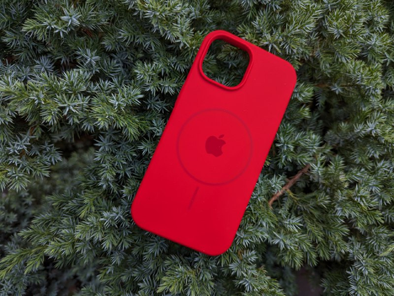 Чохол Iphone 15 MagSafe Софт Тач м'який Протиударний червоний