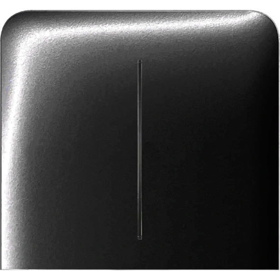 Ajax SideButton (2-gang) vertical black Кнопка - Розетки