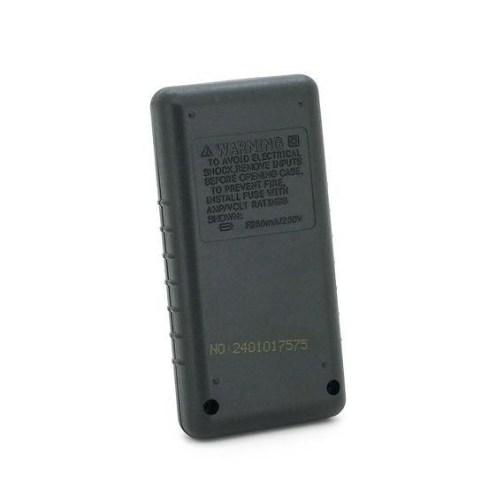 Мультиметр DT-182, Вимірювання: V, A, R, 110г, 100x50x20mm | Зображення 4