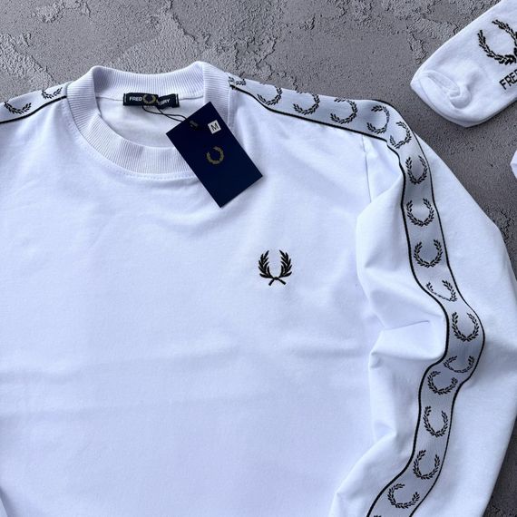 Світшот Fred Perry білий | Зображення 3