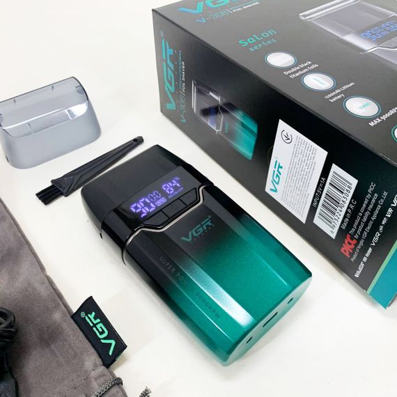 Профессиональная электробритва с насадками VGR V-308, Электробритва для профессионального бритья EJ-71 | Зображення 8