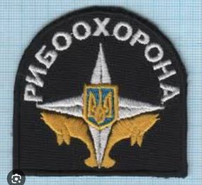 Шеврон Рибоохорона (черный, пиксель, олива или мультикам)