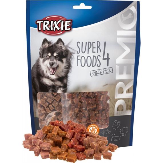 Лакомство для собак с курицей, уткой, бараниной и говядиной Trixie Premio 4 Meat Superfoods, 400 гр | Зображення 2