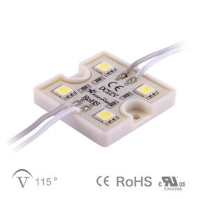 Світлодіодний модуль, 0,96W зелений (Green 525-530nm) SMD5050 LED (4 LED) IP65