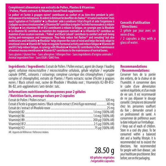 Комплекс при менопаузе INELDEA SANTE NATURELLE MENOGYNE® 60 Caps | Зображення 1