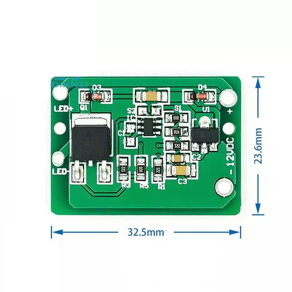 Сенсорный выключатель для светодиодной ленты 6-20В MOSFET 12в TTP223 | Зображення 4