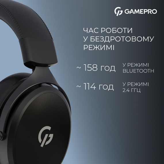Навушники GamePro Asgard Skadi Wireless Black (HSW191B) | Зображення 6