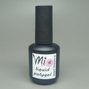 Рідкий полігель Мі #6 темний беж 15мл (пляшка з пензликом)