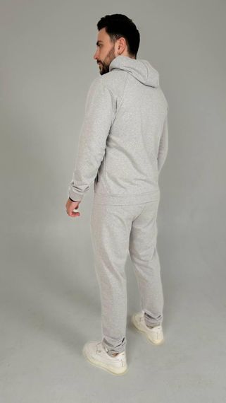 Чоловічий спортивний костюм база сірий | Зображення 4