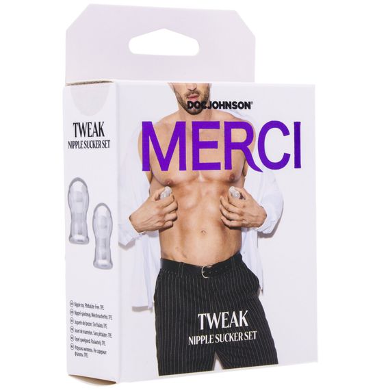 Присоски для сосків Doc Johnson Merci - Tweak - Nipple Sucker Set | Зображення 2