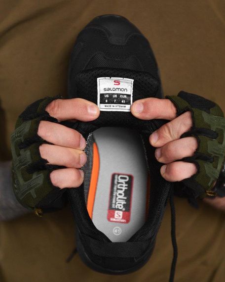 Кросівки Койот Salomon XA Forces GTX black ВН1046 | Зображення 5