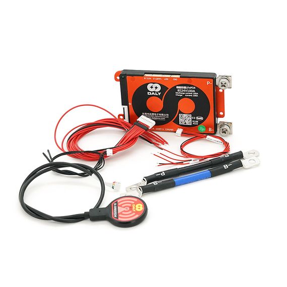 BMS smart плата DaLy LiFePO4 24V 8S 100A  з Bluetooth | Зображення 1