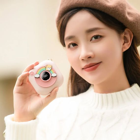 Портативное ЗУ Power Bank GXZ-N11 2in1 with cable с обогревателем для рук 5000 mAh | Зображення 2