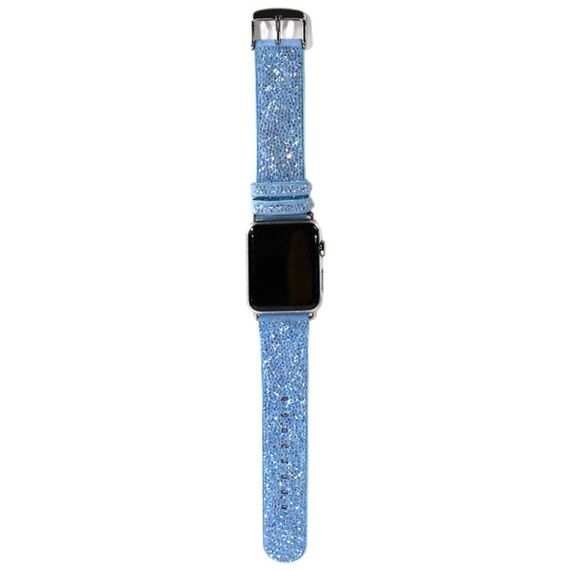 Ремешок Bling World Rock Diamond для Apple Watch 38/40/41/42mm(ser.10) Голубой | Зображення 1