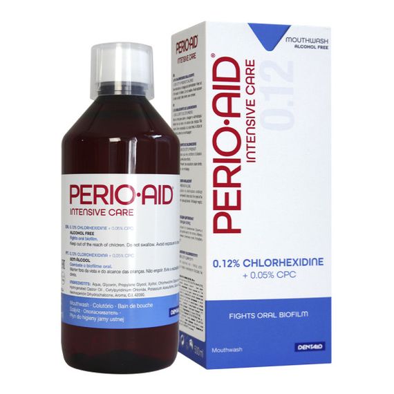 Ополіскувач PERIO-AID 0.12% INTENSIVE CARE, 500 мл (DENTAID)