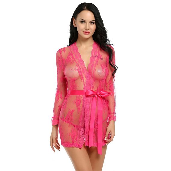 Халат Babydoll 42 Малиновий 4052-5 | Зображення 6