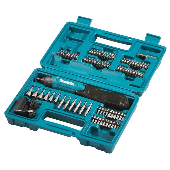 Аккумуляторный шуруповерт Makita DF001DW, з/у, набор принадлежностей