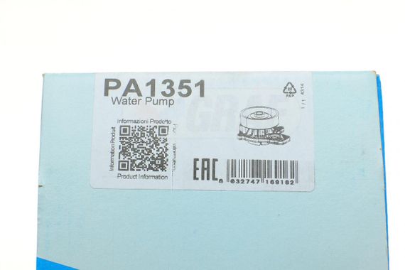 Помпа води Mini Cooper F55 F56 1.5d B37 14- R B  5 лоп.  PA1351 | Зображення 6