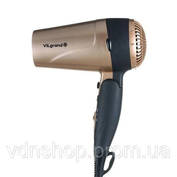 Фен для волос с холодным обдувом ViLgrand VHD-1809FH 1800Вт, Мощный универсальный фен LS-50 | Зображення 2
