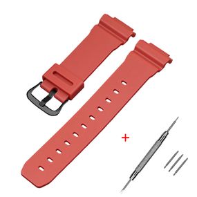 Ремінець для Casio G-Shock DW-5600/6900/G-5600/GW-M5610 Red Black