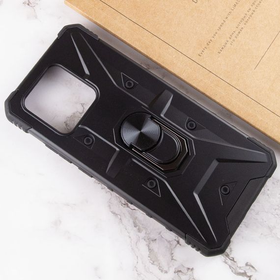 Ударостійкий чохол Pathfinder Ring для Xiaomi Redmi 10C / Poco C40 Чорний / Black | Зображення 3