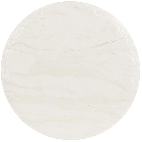 Підставка під гаряче керамічна "White Marble" Ø16см на пробковій основі